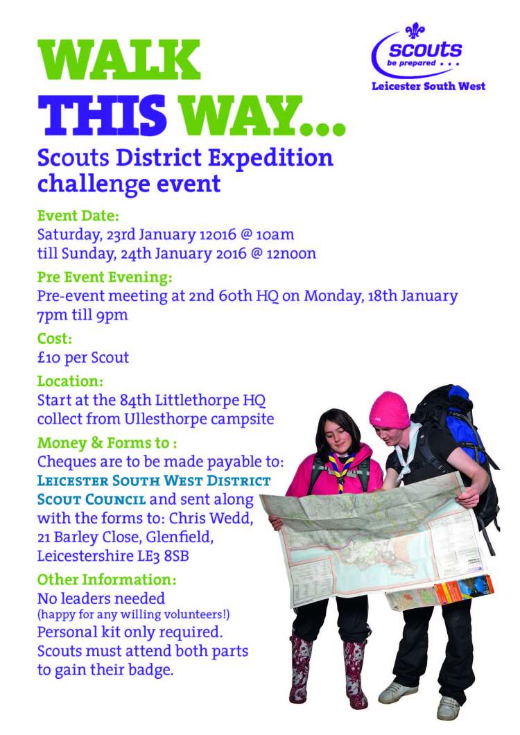 Scout District Expedition Event Poster